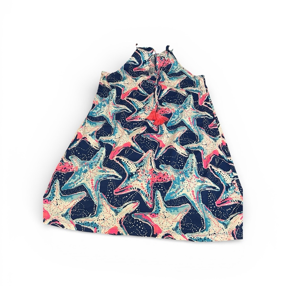 Lilly Pulitzer Starfish Pattern Sleeveless Dress
